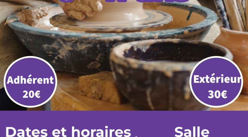 stage poterie enfant février