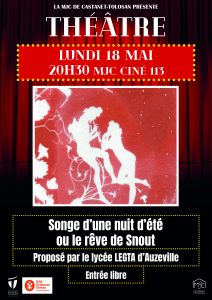 Théâtre «Songe d’une nuit d’été ou le rêve de Snout» @ MJC Ciné 113